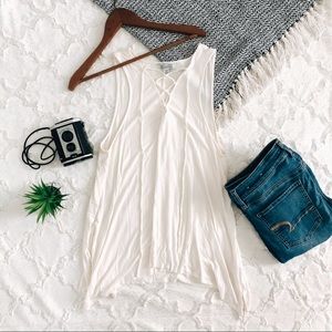 🌻American Eagle Soft & Sexy Tank with corset